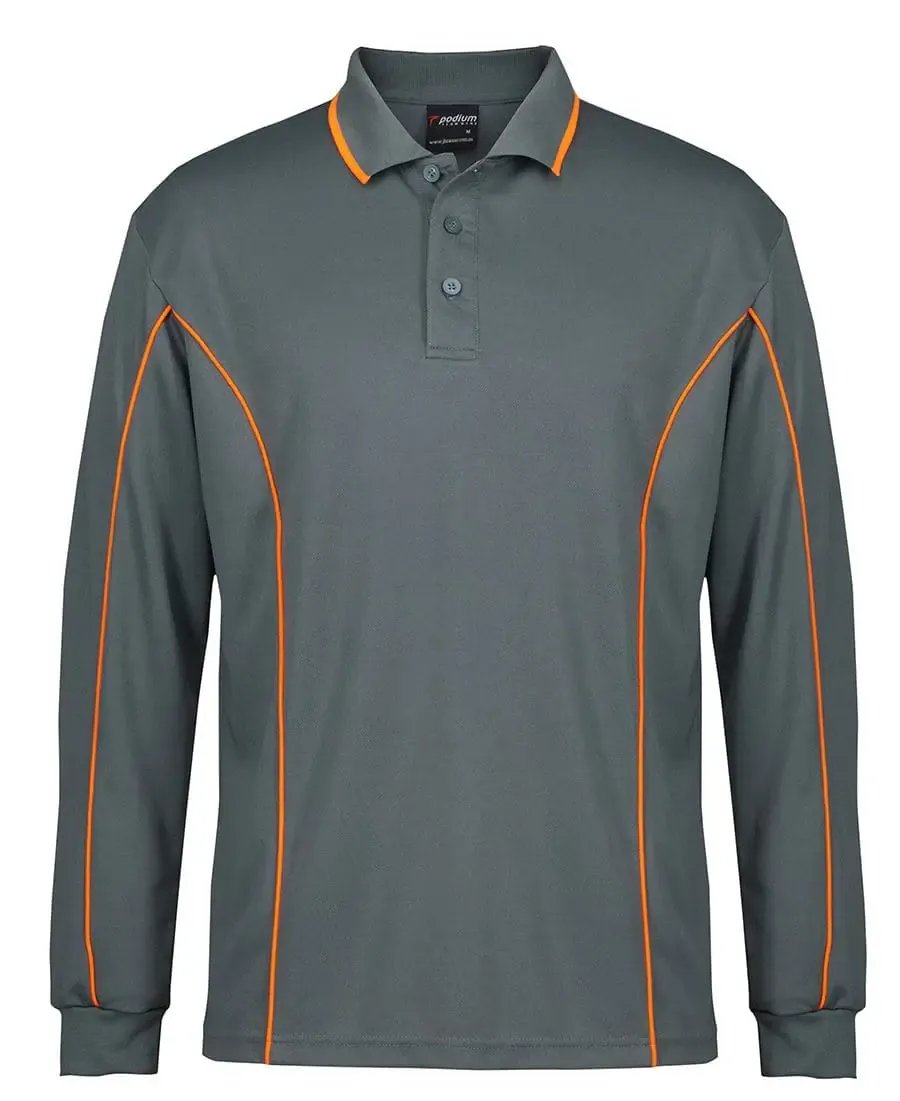 JB'S Long Sleeve Piping Polo 7PIPL Jb's Wear
